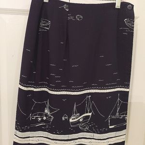 Nautical Skirt Women's